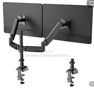 Dual Arm Monitors Desktop Mount