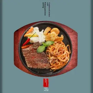 Cast Iron Chinese Sizzling Hot Plate