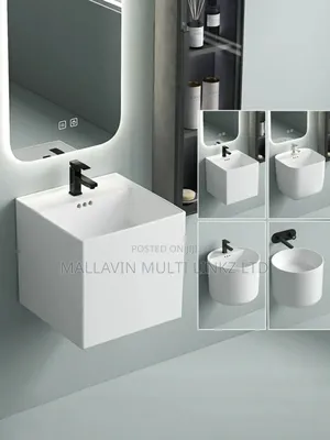 Ceramic Wall-mounted Wash Hand Basin