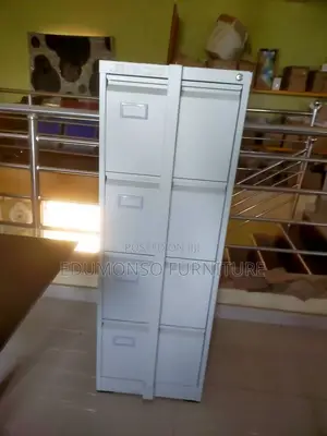 4-Drawers Metal Filling Cabinet With Locker
