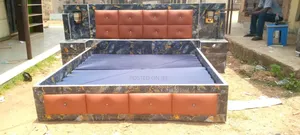 6 by 6 Plywood Padded Bed Available at Mr House