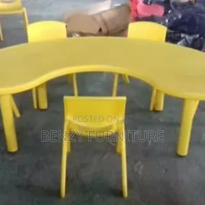 Moon Children School Table and Chairs