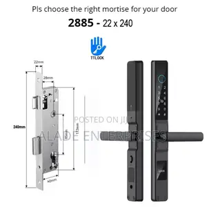 Waterproof Tuya Smartlife APP Wifi Remote Aluminum Door Lock