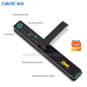 Tuya Wifi Slim Smart Lock Waterproof Fingerprint APP