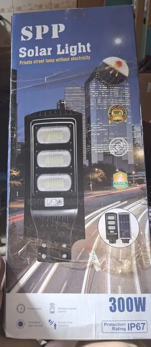 SPP Solar Light With Pole - 300W