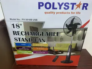 Fan Freedom Polystar 18'' Rechargeable Stand Fan