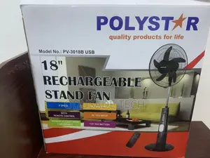 Energyonthegod Polystar 18'' Rechargeable Stand Fan