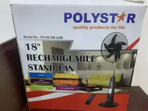 Ecofan Plus Polystar 18'' Rechargeable Stand Fan