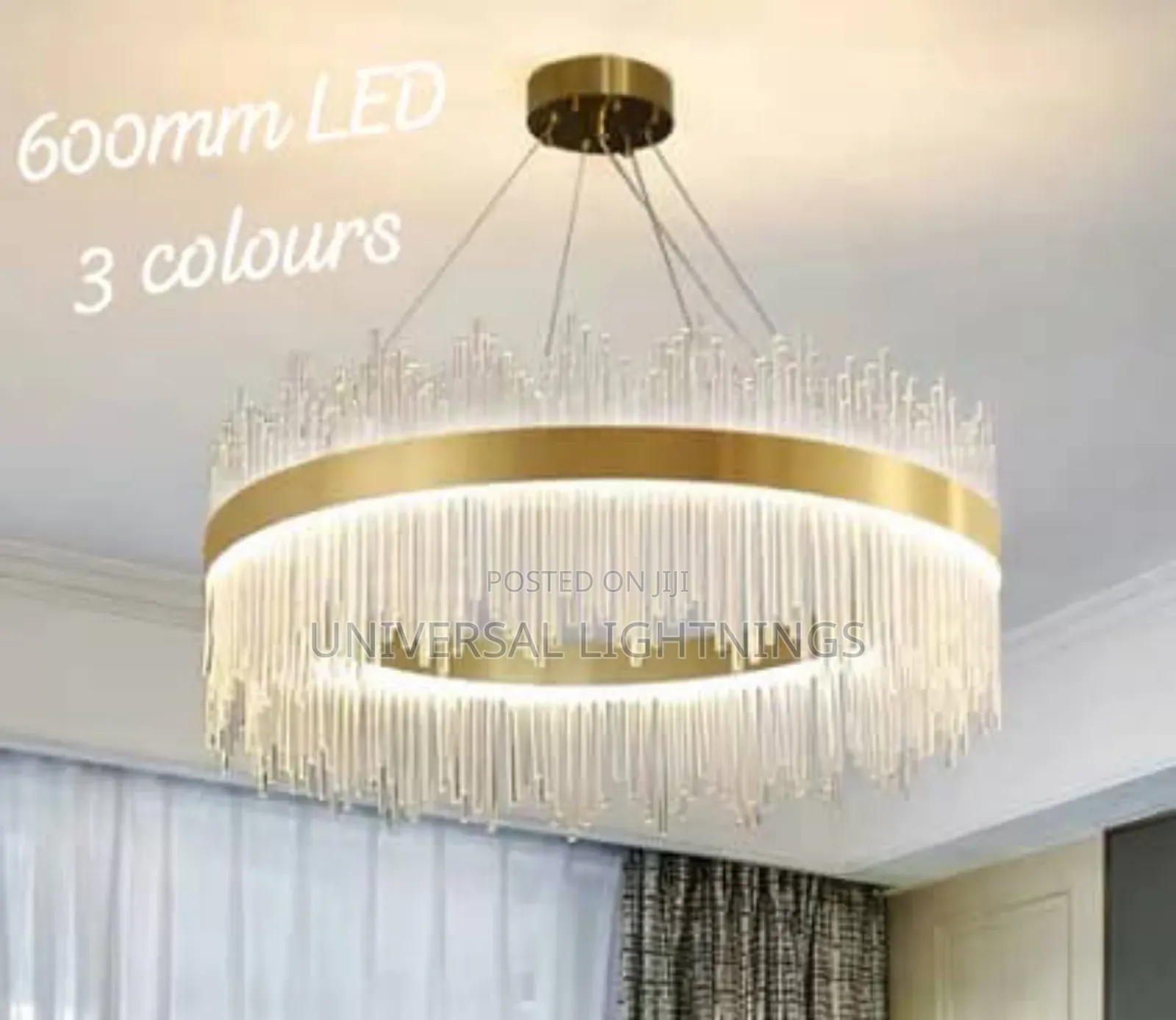 Universal Crystal Led Chandelier
