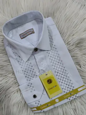 White Saturia Men Shirt