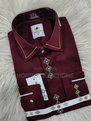 Plain Wine Shirt for Men