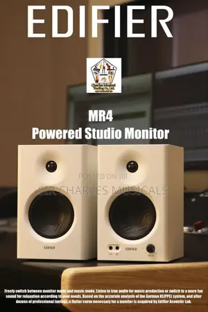 Edifier Mr4 Powered Studio Monitor Speakers, 4" Active