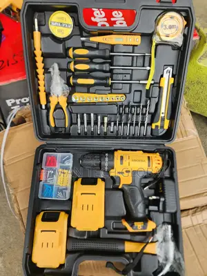 36v Complete Set Cordless Drill With 2 Batteries