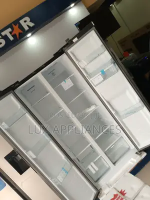 Pv-Sbs667wd-Inv (Black) No Frost Polystar Refrigerator