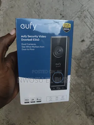 Eufy Security Video Doorbell E340 Dual Cameras With Chime