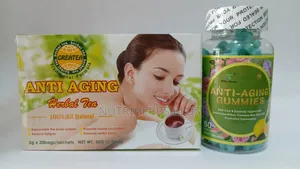 Anti-Aging Tea + Anti-Aging Gummies: For Skin Elasticity