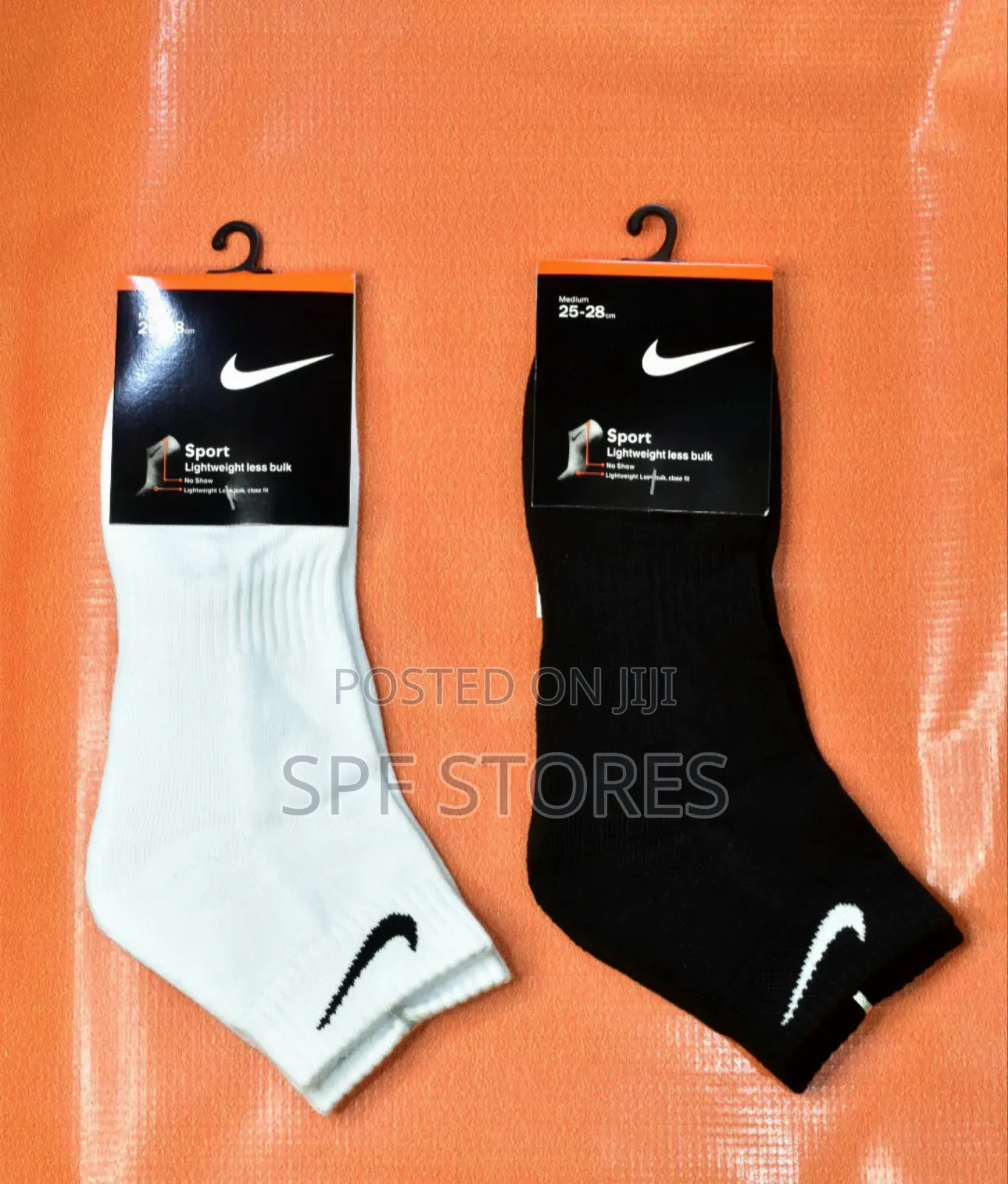 Black Nike Gray Sock