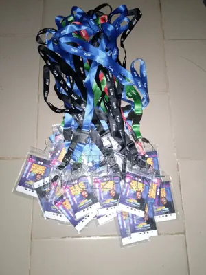 Event/ Party Badge With Lanyard Printing