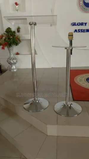 Hi Quality Unbreakable Acrylic Single Pole Pulpit For Church