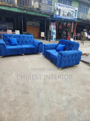 Double and Three Seaters Fabric Sofa