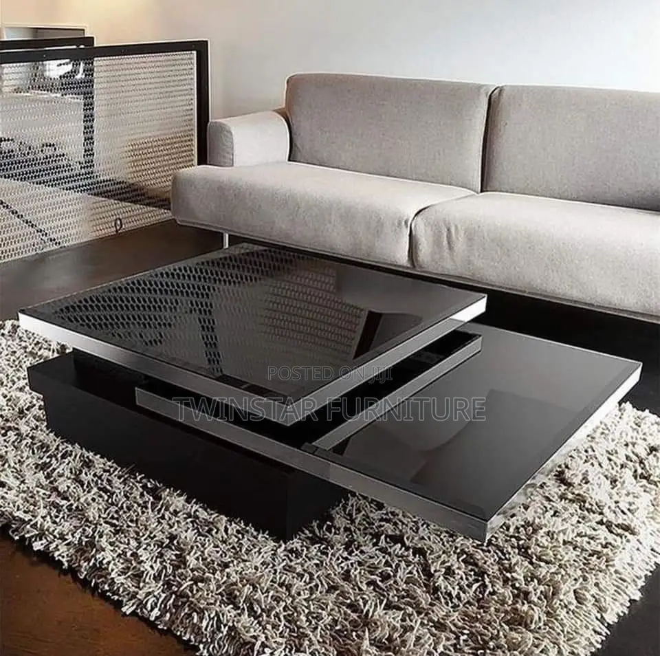 New Modern Rotating Square Centre Table
