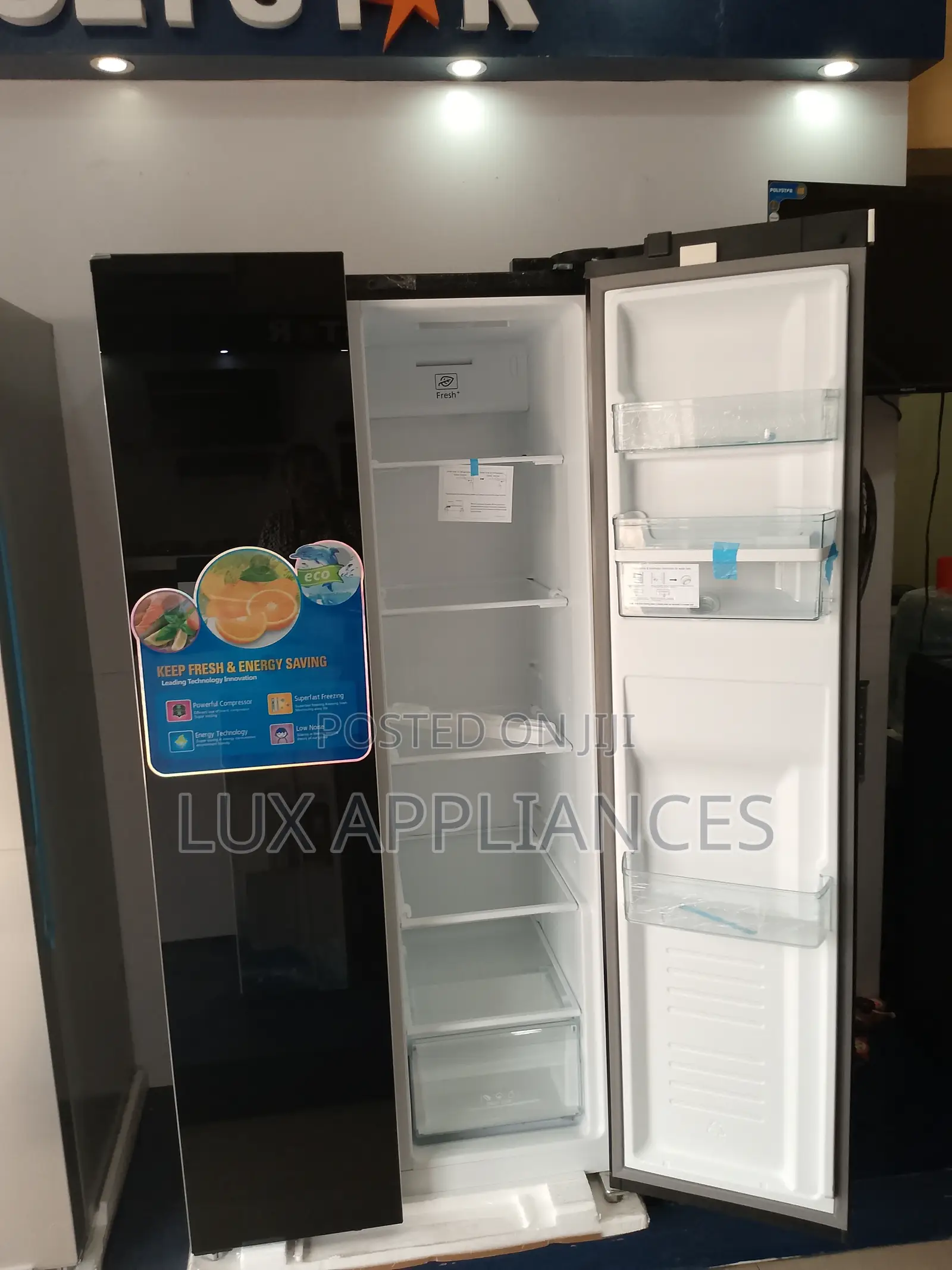 Large Capable Side by Side 436 Litres Refrigerator