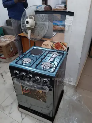 Nexus 3-Gas, 1-Electric, Gas Cooker (NX-5055), With Oven 
