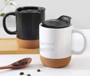 UNIQUE 400ml Ceramic Mug With Cork Bottom