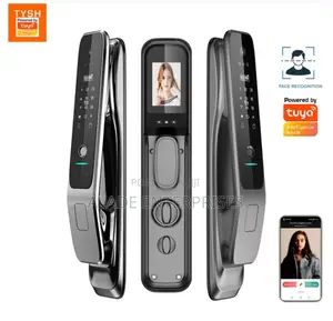 Smart Tuya Wifi Door Lock 3D Face Recognition 4.0-Inch