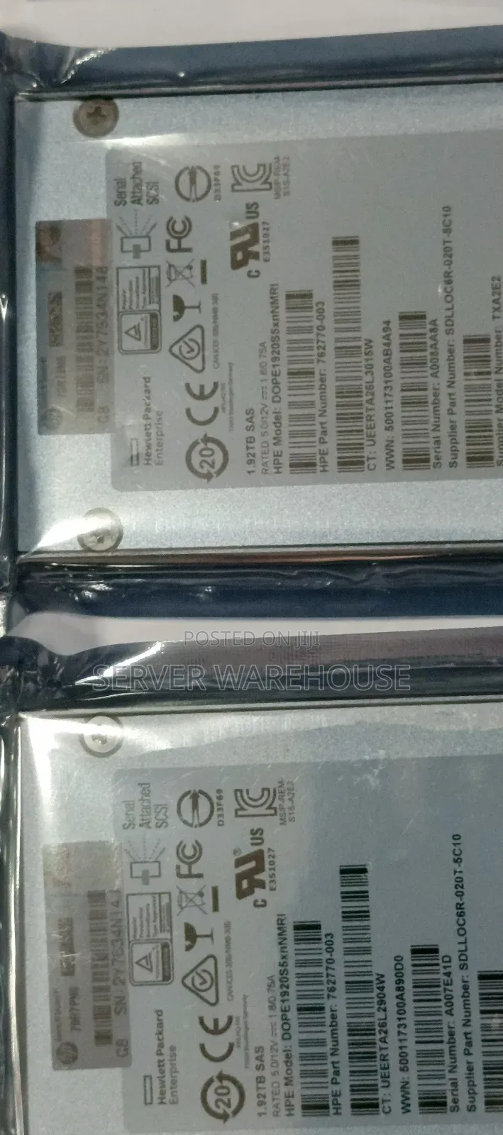 Hpe Enterprise 1.92tb Sas SSD