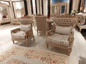 Complete Sofa Set, Dining, Console And Shelves