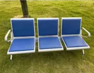 Leather Padded Airport Chair
