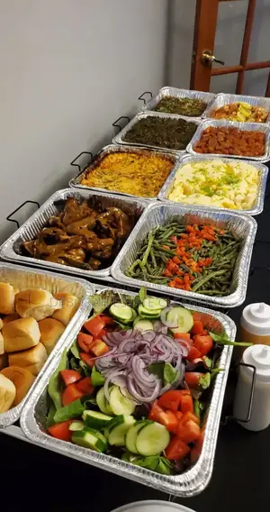 African and International Dishies for Corporate Event