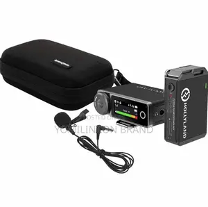 Hollyland LARK MAX Solo Wireless Microphone (2.4 Ghz, Black)