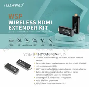 FEELWORLD WSP HDMI Wireless Transmitter and Receiver 1080P