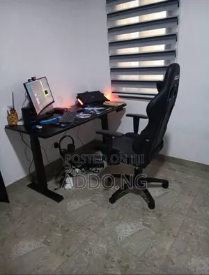 Electric Adjustable Desk 1.4 Meter With Gaming Chair