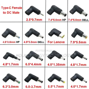 Usb Type C to 19.5v Laptop Converter Pin
