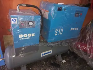 Complete Unit of Industrial Screw Air Compressor Machine