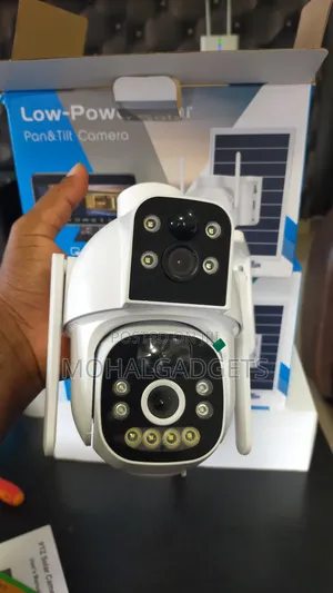 4g Dual Lens Solar PTZ Camera( Day Night Vision)