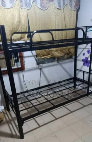 Heavy Duty Metal Bunk With Ladder 6 by 3 Feet