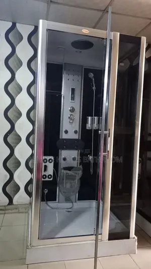 Chrome 100 by 100 Square Shower Room