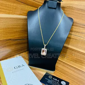 Latest Necklace With Ice Pendant and Certificate