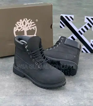 Timberland 6 Inch Premium Waterproof Black Color Boots