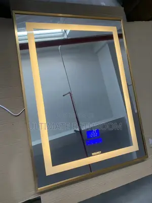 Brush Gold Bluetooth Mirror