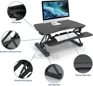 Sit to Stand Manual Adjustable Desk