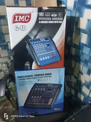 IMC G-4d Power Mixer 4 Channel Mixer With USB