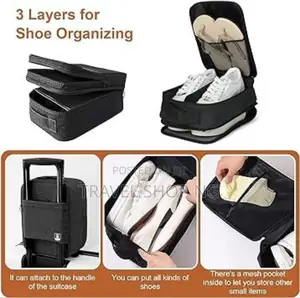 Sneaker Travel Bag: 3-Layer Shoe