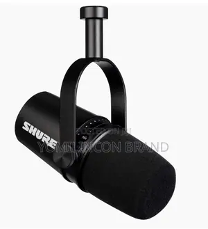 Shure MV7 XLR/USB Dynamic Podcasting Microphone (Black)