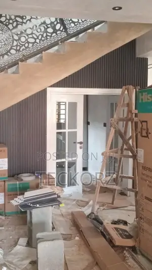 Under Stairs WPC Wall Cladding