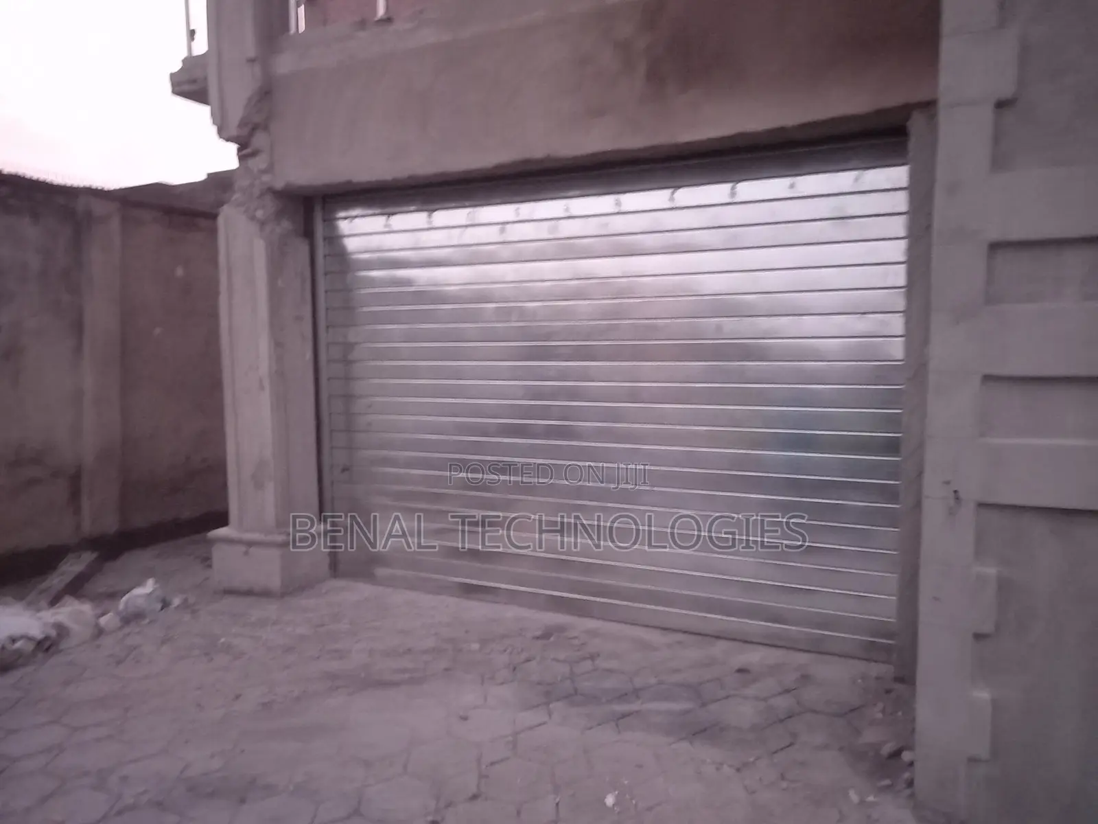 Pull-Down Garage Door